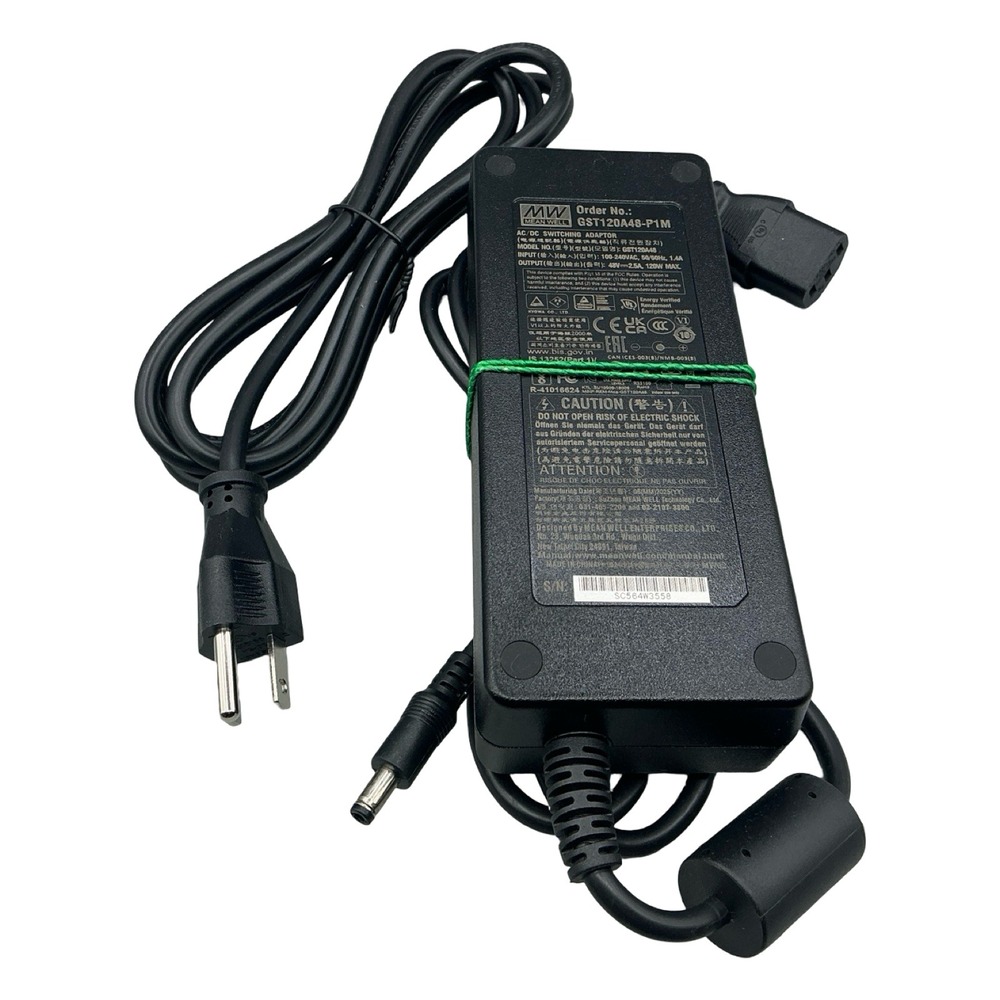 Mean Well GST120A48-P1M 48V 2.5A 120W AC DC Switching Power Supply Adapter Black